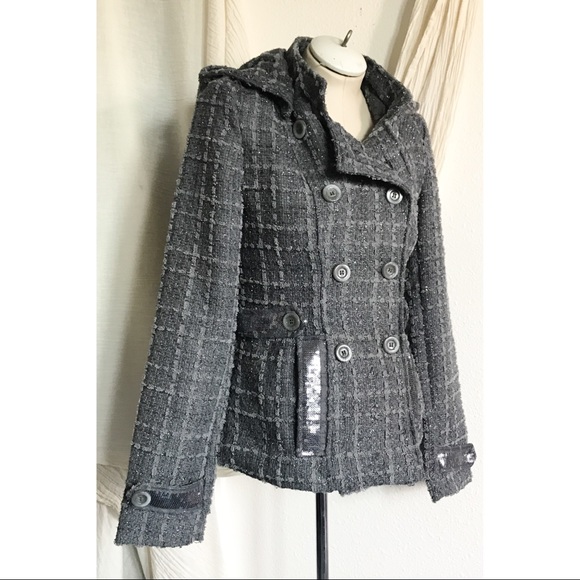 BKE Jackets & Blazers - DONATING SOON-BKE sparkly pea coat